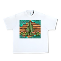 White cactus gemstone Urban Heavy Tee - JahusDesignShop