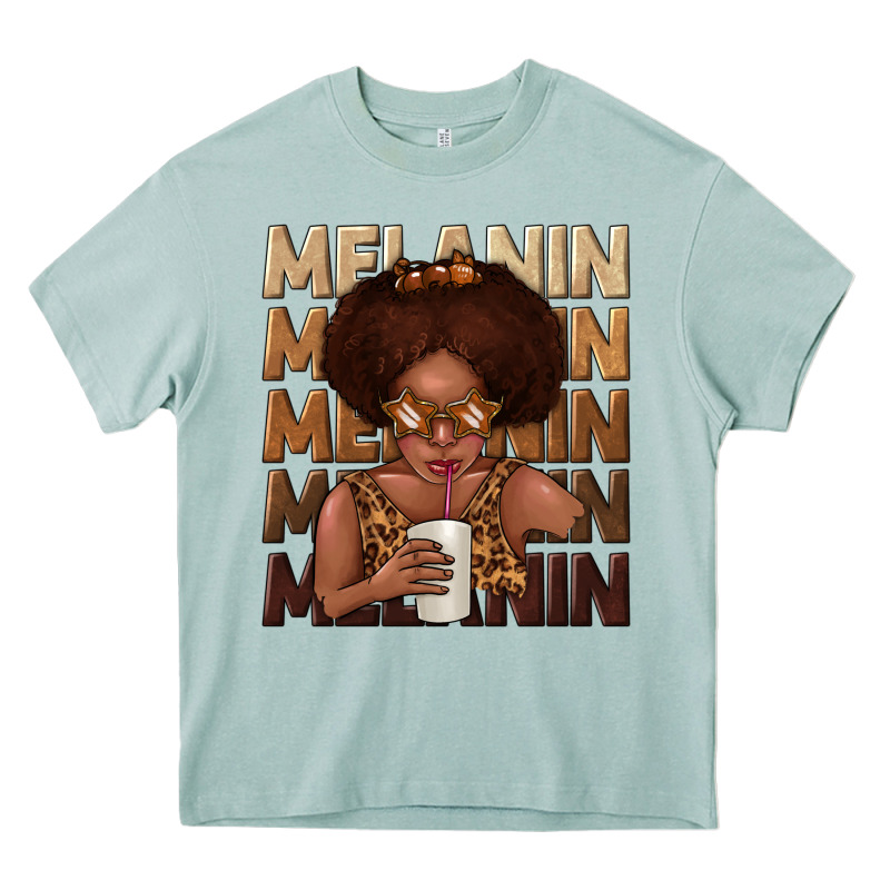 Melanin Kid Heavy Core Tee by texasbilliewilder | Teevron