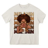 Cream melanin kid Heavy Core Tee - texasbilliewilder