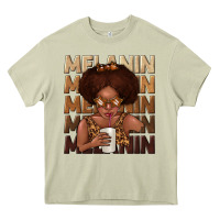 Mossy melanin kid Heavy Core Tee - texasbilliewilder
