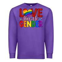 Purple love has no gender Premium Sweatshirt - Artiststas