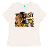 Even In The Midst Of My Storm Afro Woman Ladies Tee | Teevron
