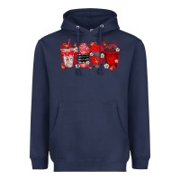 Navy lady bug drink Heavyweight Hoodie - RacoonDesign