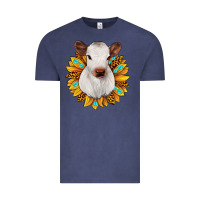 Vintage Denim sunflower heifer Vintage Tee - JahusDesignShop