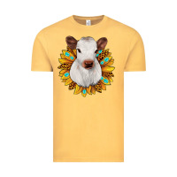 Vintage Mustard sunflower heifer Vintage Tee - JahusDesignShop