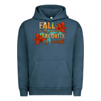 Pigment Midnight Navy fall is my second favorite f word Urban Hoodie - CowGirlArtShop
