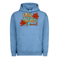 Pigment Pebble Blue fall is my second favorite f word Urban Hoodie - CowGirlArtShop