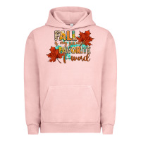 Pigment Salmon fall is my second favorite f word Urban Hoodie - CowGirlArtShop