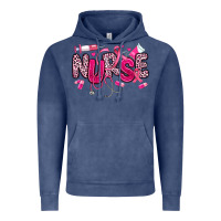 Vintage Denim breast cancer nurse Vintage Hoodie - JahusDesignShop