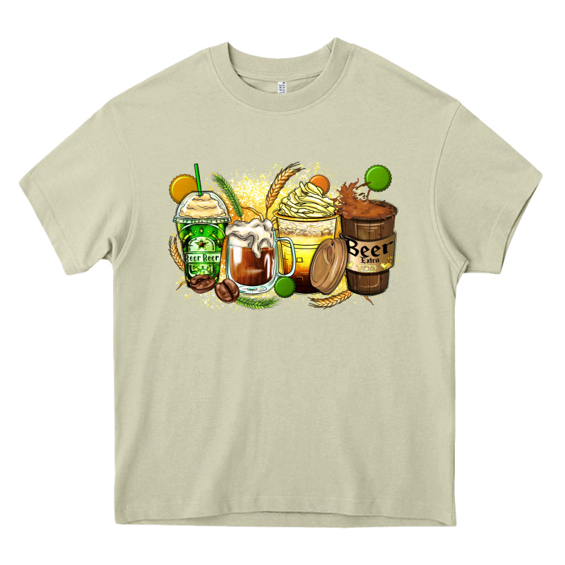 Beer Coffee Cups Heavy Core Tee by Zillion Design Studio | Teevron