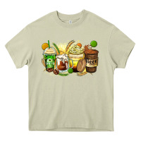 Mossy beer coffee cups Heavy Core Tee - Zillion Design Studio