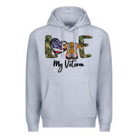 Heather Grey My Veteran Premium Hoodie - Bettercallsaul