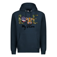 Navy My Veteran Premium Hoodie - Bettercallsaul