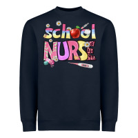 Navy school nurse Heavyweight Sweatshirt - BundleAndBundleShop