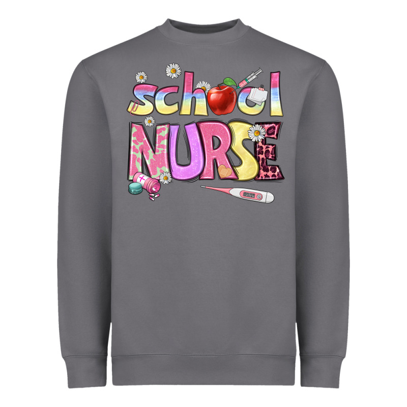 School Nurse Heavyweight Sweatshirt by BundleAndBundleShop | Teevron