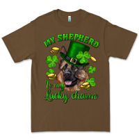 Cacao st.patrick's day my shepherd is my lucky charm Premium Tee - RanaPortraitStore