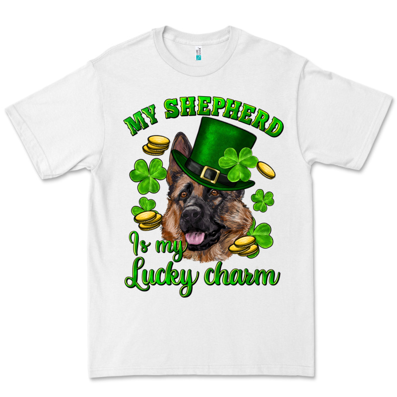 St.patrick's Day My Shepherd Is My Lucky Charm Premium Tee by RanaPortraitStore | Teevron