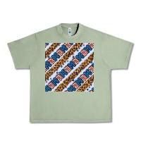 Oil Green american mama leopard seamless pattern Urban Heavy Tee - BundleAndBundleShop