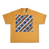 Peanut Butter american mama leopard seamless pattern Urban Heavy Tee - BundleAndBundleShop