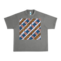 Tornado american mama leopard seamless pattern Urban Heavy Tee - BundleAndBundleShop