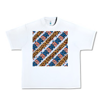 White american mama leopard seamless pattern Urban Heavy Tee - BundleAndBundleShop