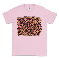 Bubblegum Pink leopard with pink glitter Classic Tee - Artiststas