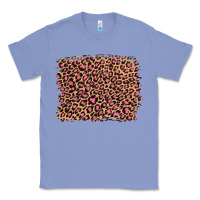 Colony Blue leopard with pink glitter Classic Tee - Artiststas