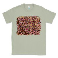 Matcha leopard with pink glitter Classic Tee - Artiststas