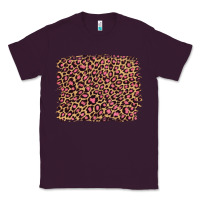 Plum leopard with pink glitter Classic Tee - Artiststas