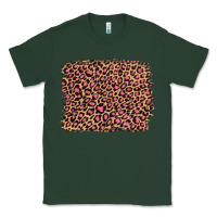 Sports Green leopard with pink glitter Classic Tee - Artiststas