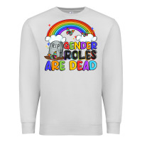 Dove Grey gender roles are dead Premium Sweatshirt - Artiststas