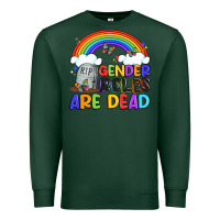 Sports Green gender roles are dead Premium Sweatshirt - Artiststas