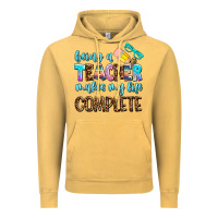 Being A Teacher Makes My Life Complate Vintage Hoodie | Teevron