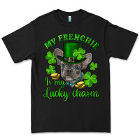 Black st.patrick's day my french bulldog is my lucky charm Premium Tee - RanaPortraitStore