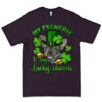 Plum st.patrick's day my french bulldog is my lucky charm Premium Tee - RanaPortraitStore