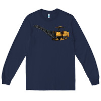 Navy Cold Planer Long Sleeve Tee - LillyAllenDesigns