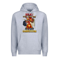 Heather Grey relax were all crazy its not competition Premium Hoodie - JahusDesignShop