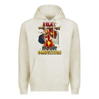 Oatmeal Heather relax were all crazy its not competition Premium Hoodie - JahusDesignShop