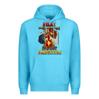 Ocean Blue relax were all crazy its not competition Premium Hoodie - JahusDesignShop