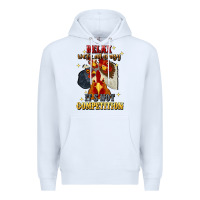 White relax were all crazy its not competition Premium Hoodie - JahusDesignShop