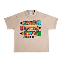 French Oak #teacherlife pencils Urban Heavy Tee - JahusDesignShop