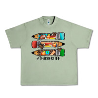 Oil Green #teacherlife pencils Urban Heavy Tee - JahusDesignShop