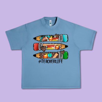 #teacherlife Pencils Urban Heavy Tee Designed By Jahusdesignshop