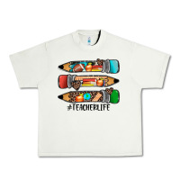 Pistachio #teacherlife pencils Urban Heavy Tee - JahusDesignShop