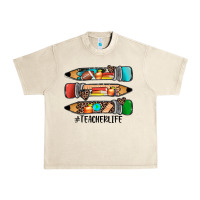 Sandshell #teacherlife pencils Urban Heavy Tee - JahusDesignShop
