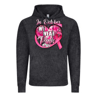 Vintage Black in october we wear pink heart Vintage Hoodie - JahusDesignShop