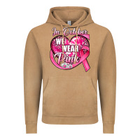 In October We Wear Pink Heart Vintage Hoodie | Teevron
