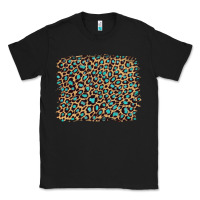 Black leopard with turquoise glitter Classic Tee - Artiststas