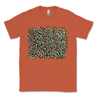 Copper leopard with turquoise glitter Classic Tee - Artiststas