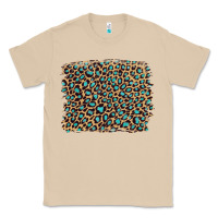 Mushroom leopard with turquoise glitter Classic Tee - Artiststas